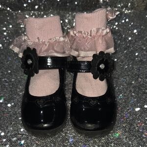 Rachel Shoes Black Dress Shoes for Kids